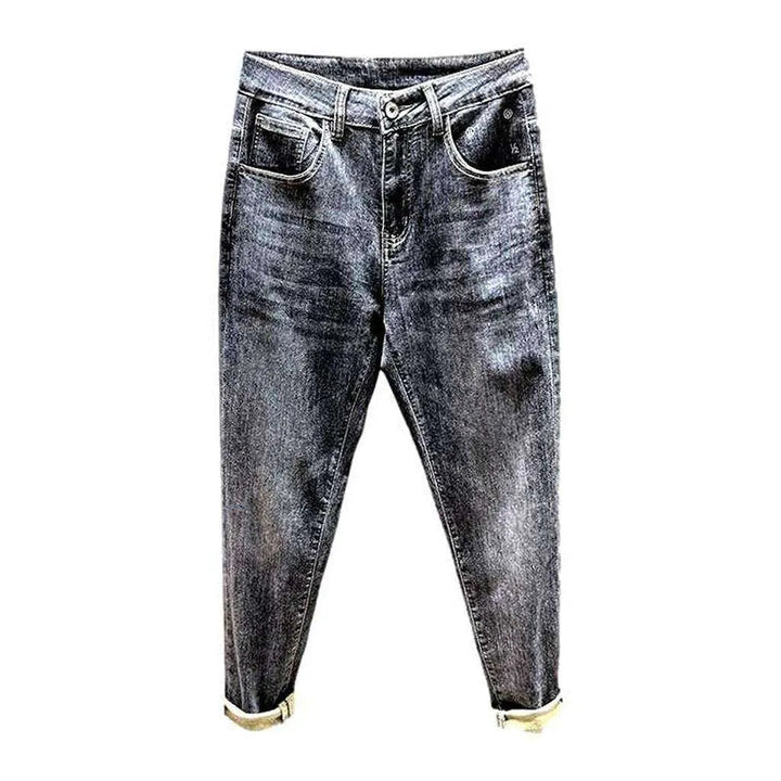 Trendy style men's baggy jeans