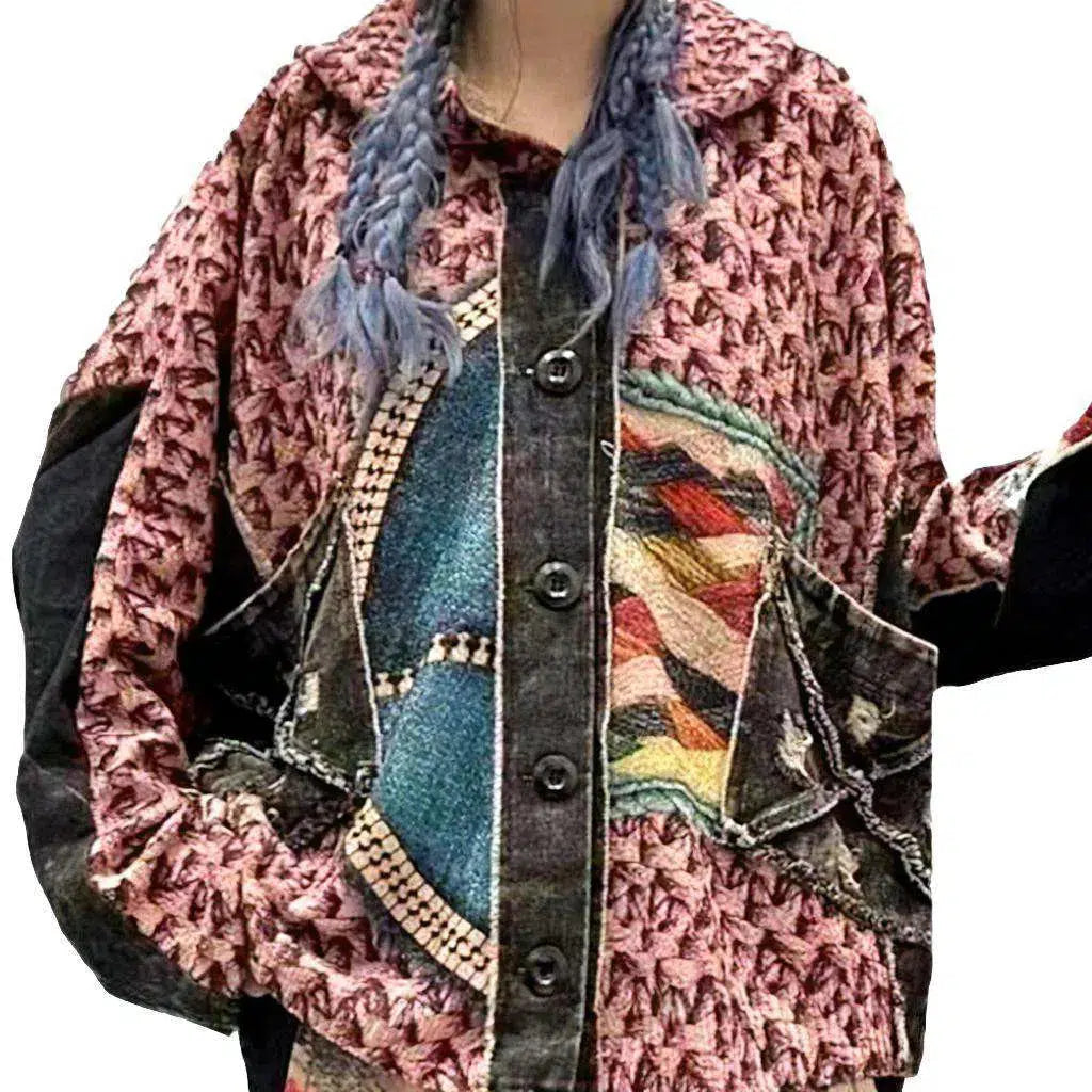 Vintage chore women's jeans jacket