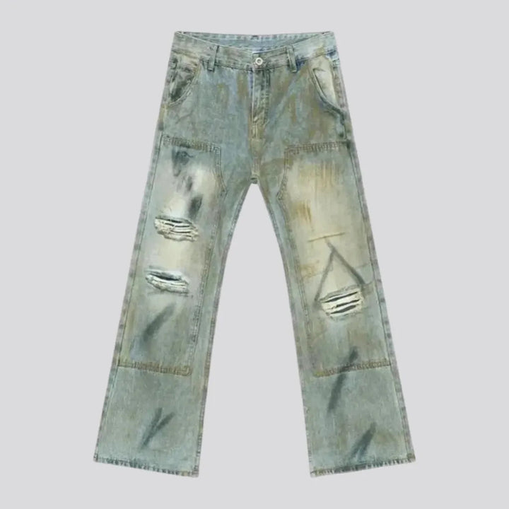 Vintage Fit Grunge Men's Jeans | Jeans4you.shop