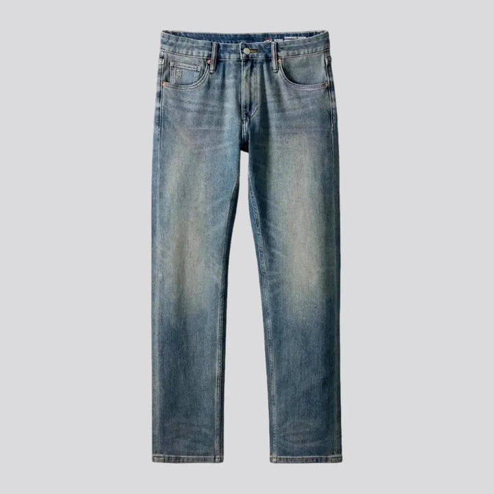 Vintage Light Wash Stretchable Men's Jeans | Jeans4you.shop