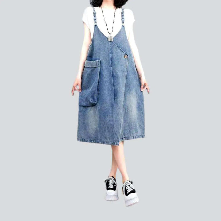 Vintage oversized denim dress | Jeans4you.shop