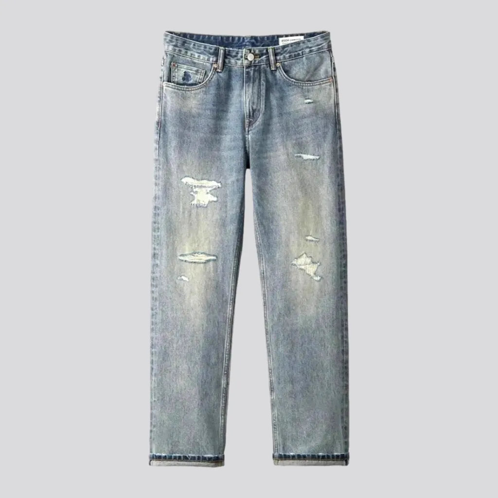 Vintage Straight Fit Men's Jeans | Jeans4you.shop