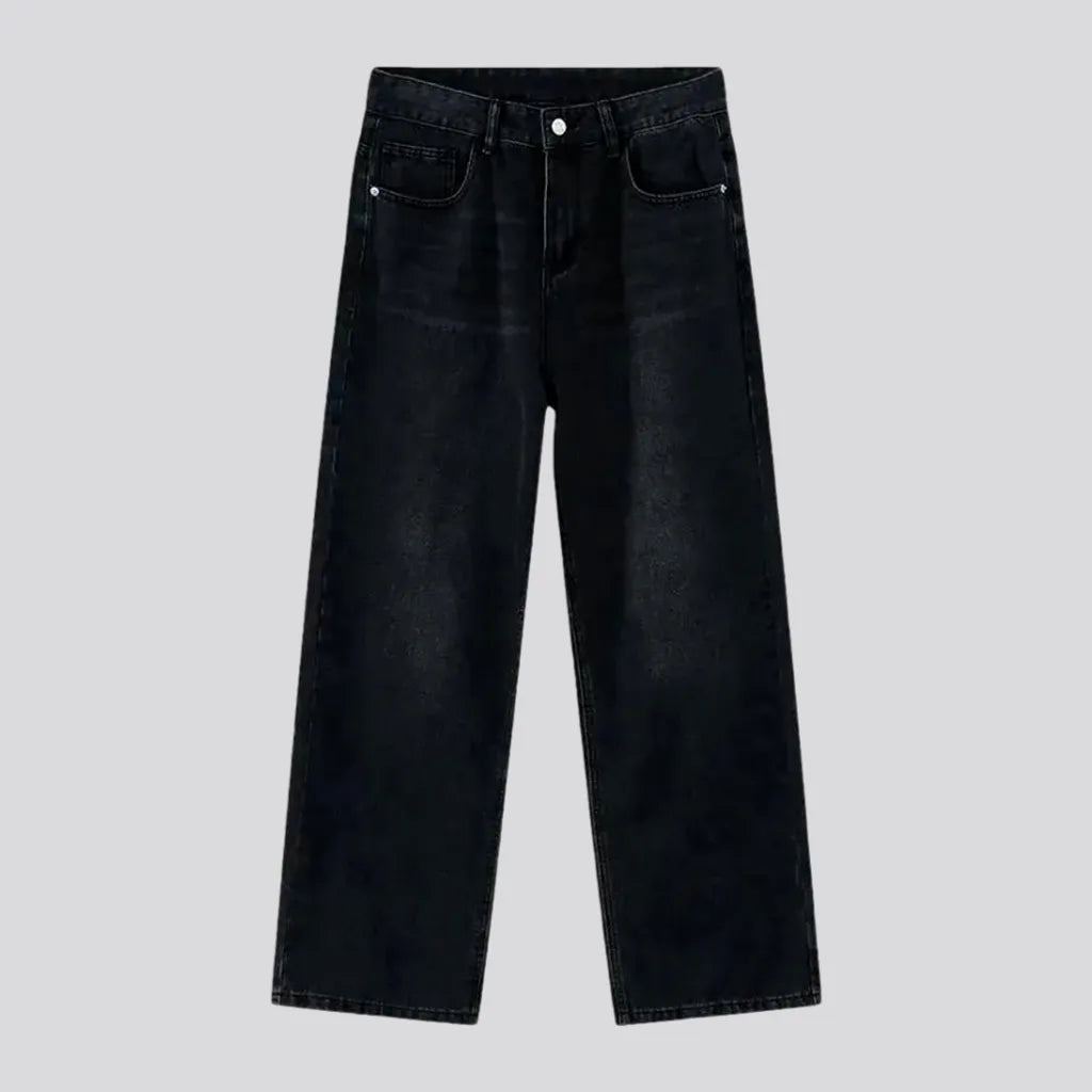 Whiskered Baggy Boho Jeans for Men | Jeans4you.shop