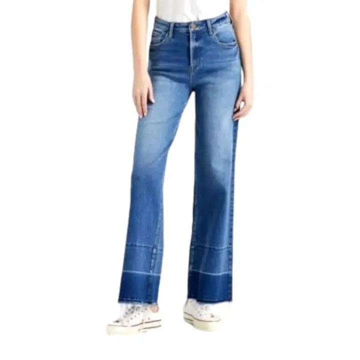 Whiskered jeans
 for women