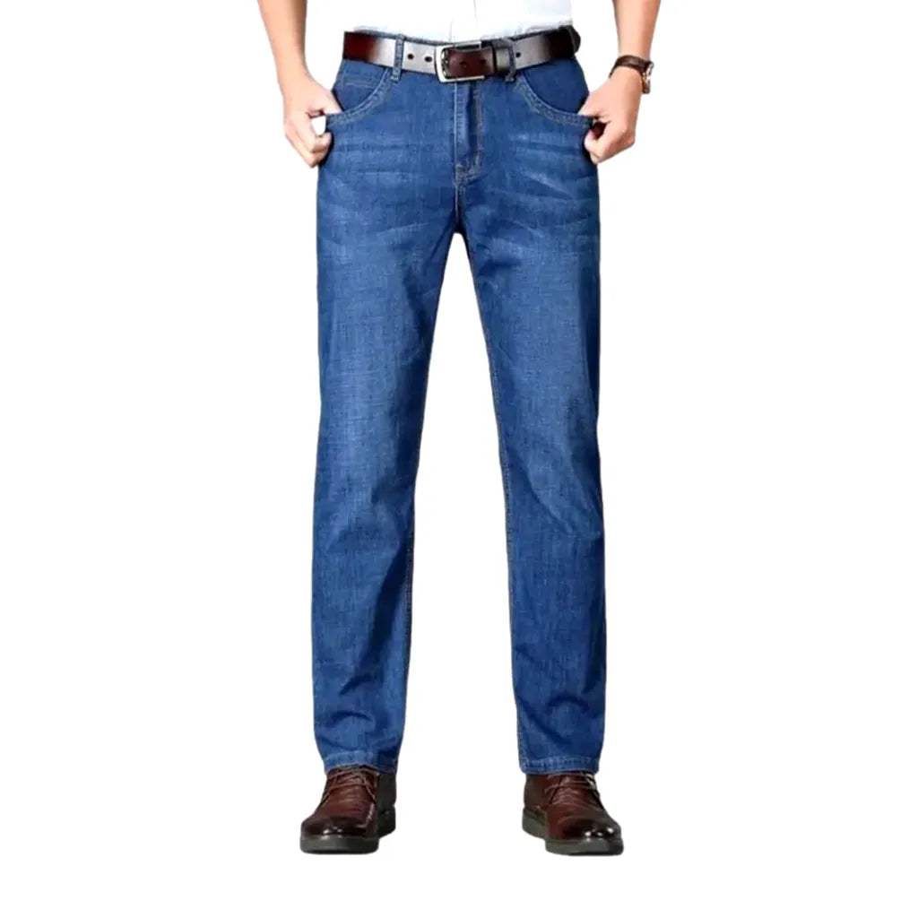 Whiskered men's thin jeans