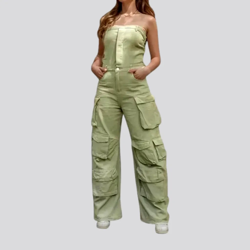 Wide Fit Stylish Women's Jean Jumpsuit | Jeans4you.shop