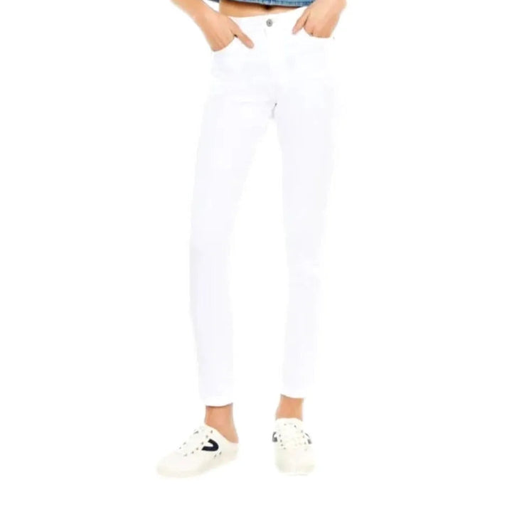 Women's white jeans