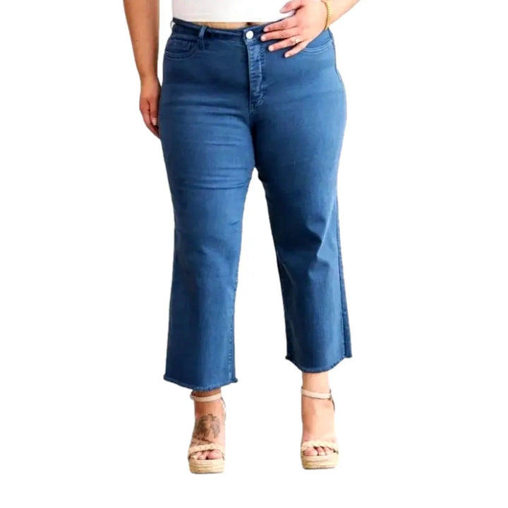 Y2k cutoff-bottoms jeans
 for women